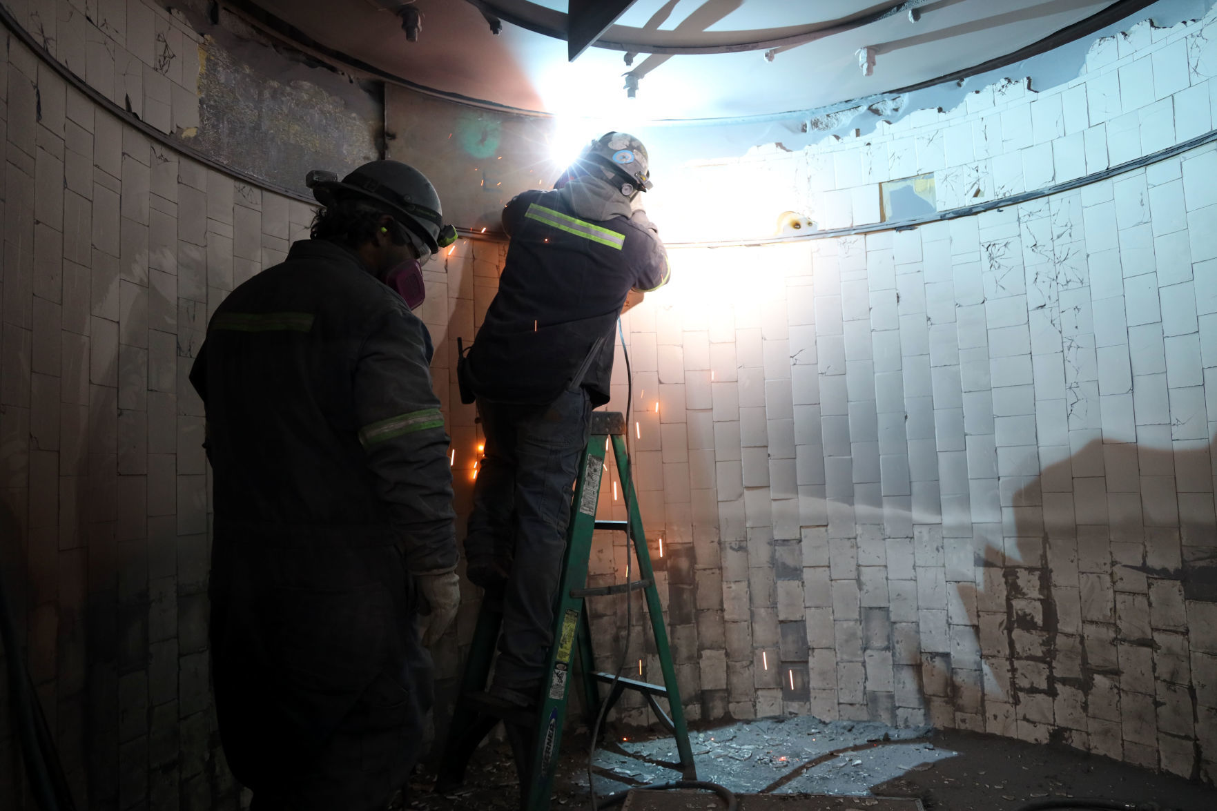 Jerritt Canyon - Osepa blower welding